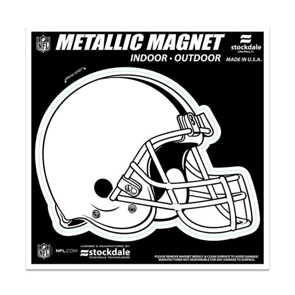 Wholesale-Cleveland Browns Metallic Magnets 6" x 6"