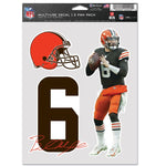 Wholesale-Cleveland Browns Multi Use 3 Fan Pack Baker Mayfield