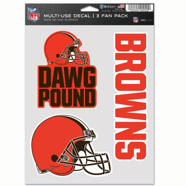 Wholesale-Cleveland Browns Multi Use 3 Fan Pack