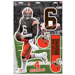 Wholesale-Cleveland Browns Multi-Use Decal 11" x 17" Baker Mayfield