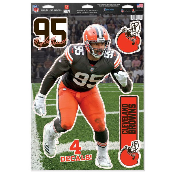 Wholesale-Cleveland Browns Multi-Use Decal 11" x 17" Myles Garrett