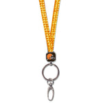 Wholesale-Cleveland Browns Orange Lanyards- Crystal Bling