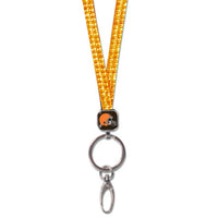 Wholesale-Cleveland Browns Orange Lanyards- Crystal Bling