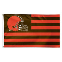 Wholesale-Cleveland Browns / Patriotic Americana Flag - Deluxe 3' X 5'