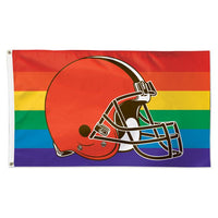 Wholesale-Cleveland Browns Pride Flag - Deluxe 3' X 5'