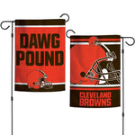 Wholesale-Cleveland Browns SLOGAN Garden Flags 2 sided 12.5" x 18"