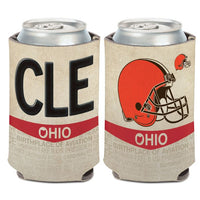 Wholesale-Cleveland Browns STATE PLATE Can Cooler 12 oz.