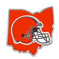 Wholesale-Cleveland Browns STATE SHAPE Acrylic Auto Emblem