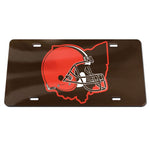 Wholesale-Cleveland Browns STATE Specialty Acrylic License Plate