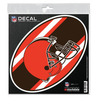 Wholesale-Cleveland Browns STRIPES All Surface Decal 6" x 6"