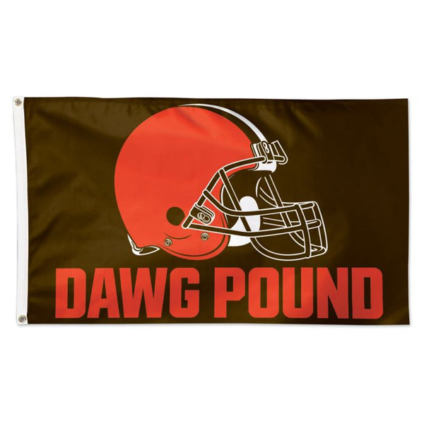 Wholesale-Cleveland Browns Slogan Flag - Deluxe 3' X 5'