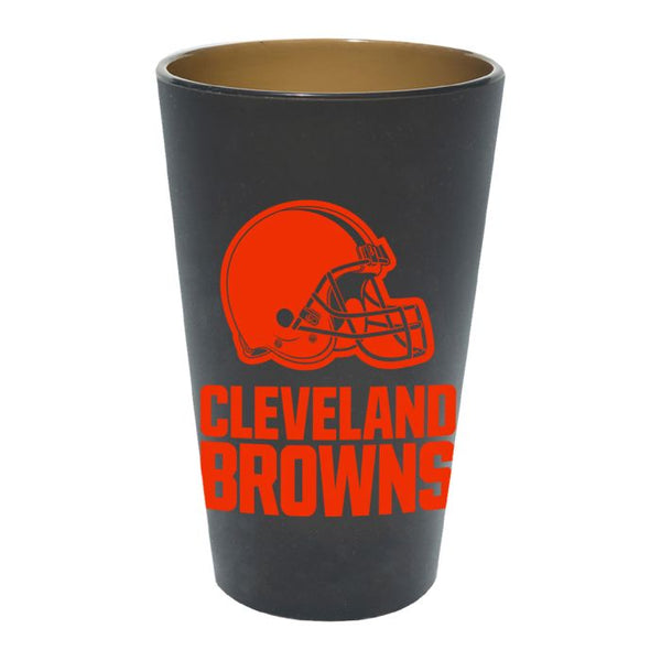 Wholesale-Cleveland Browns Smoke 16 oz Silicone Pint Glass