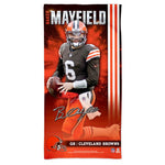 Wholesale-Cleveland Browns Spectra Beach Towel 30" x 60" Baker Mayfield