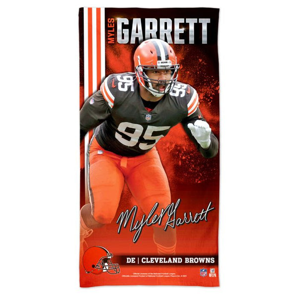 Wholesale-Cleveland Browns Spectra Beach Towel 30" x 60" Myles Garrett