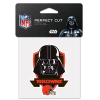 Wholesale-Cleveland Browns / Star Wars Darth Vader Perfect Cut Color Decal 4" x 4"