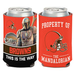 Wholesale-Cleveland Browns / Star Wars MAndalorian Can Cooler 12 oz.