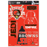 Wholesale-Cleveland Browns / Star Wars Star Wars Multi-Use Decal 11" x 17"