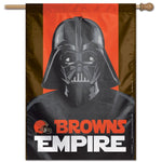 Wholesale-Cleveland Browns / Star Wars VADER Vertical Flag 28" x 40"