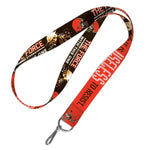 Wholesale-Cleveland Browns / Star Wars Yoda &amp; Vader Lanyard 1"