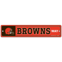 Wholesale-Cleveland Browns Street / Zone Sign 3.75" X 19"