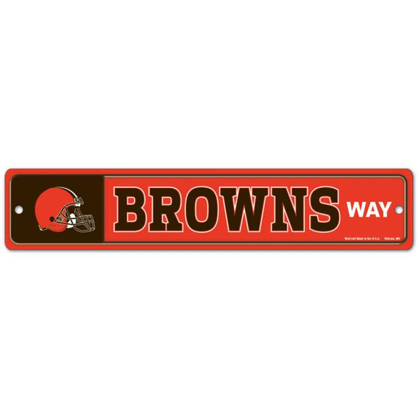 Wholesale-Cleveland Browns Street / Zone Sign 3.75" X 19"