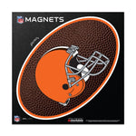 Wholesale-Cleveland Browns TEAMBALL Outdoor Magnets 6" x 6"