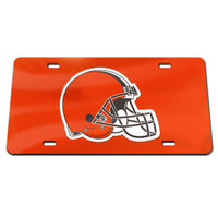 Wholesale-Cleveland Browns Team Colors Specialty Acrylic License Plate