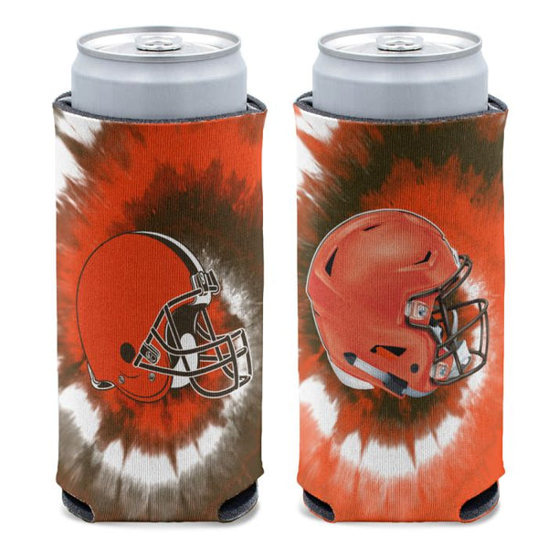 Wholesale-Cleveland Browns Tie Dye 12 oz Slim Can Cooler