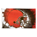 Wholesale-Cleveland Browns Tie Dye Flag - Deluxe 3' X 5'