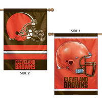 Wholesale-Cleveland Browns Vertical Flag 2 Sided 28" x 40"