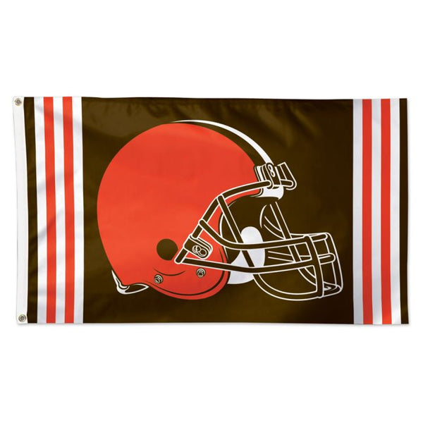 Wholesale-Cleveland Browns Vertical Stripes Flag - Deluxe 3' X 5'