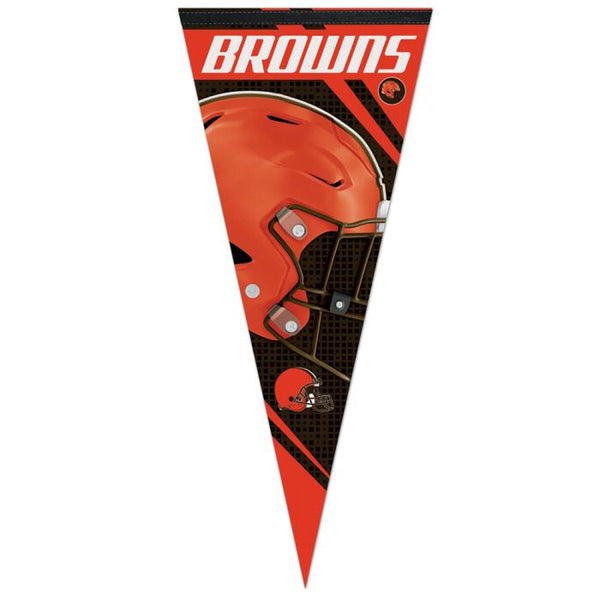 Wholesale-Cleveland Browns Vertical Stripes Premium Pennant 17" x 40"