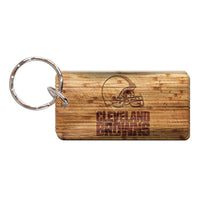 Wholesale-Cleveland Browns WOOD Keychain Rectangle