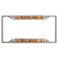 Wholesale-Cleveland Browns WOOD Lic Plt Frame S/S Printed