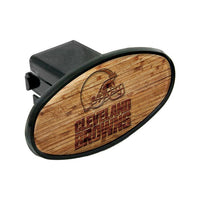 Wholesale-Cleveland Browns WOOD Oval 2" Hitch Receiver