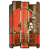 Wholesale-Cleveland Browns Wood Fence Sign