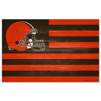 Wholesale-Cleveland Browns Wood Sign 11" x 17" 1/4" thick