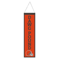 Wholesale-Cleveland Browns Wool Banner 8" x 32"