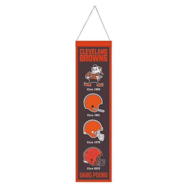 Wholesale-Cleveland Browns Wool Banner 8" x 32"