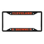 Wholesale-Cleveland Browns carbon Lic Plt Frame S/S