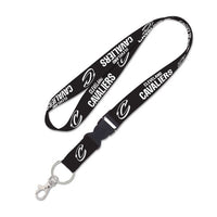 Wholesale-Cleveland Cavaliers BLACK Lanyard w/detachable buckle 1"