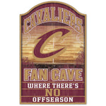 Wholesale-Cleveland Cavaliers Fan Cave Wood Sign 11" x 17" 1/4" thick