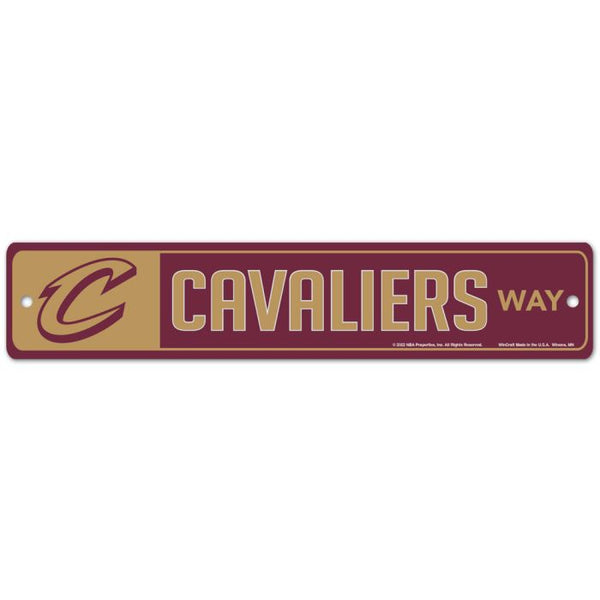 Wholesale-Cleveland Cavaliers Street / Zone Sign 3.75" x 19"