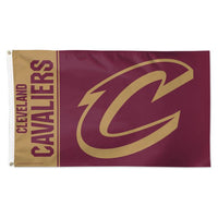 Wholesale-Cleveland Cavaliers TEAM BLOCK Flag - Deluxe 3' X 5'