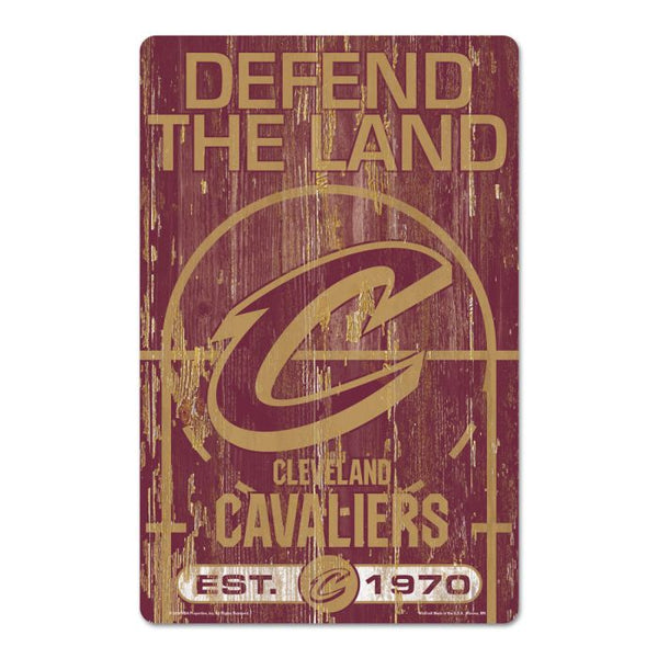 Wholesale-Cleveland Cavaliers Wood Sign 11" x 17" 1/4" thick