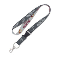 Wholesale-Cleveland Cavaliers charcoal Lanyard w/detachable buckle 1"