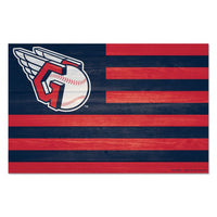 Wholesale-Cleveland Guardians AMERICANA Wood Sign 11" x 17" 1/4" thick