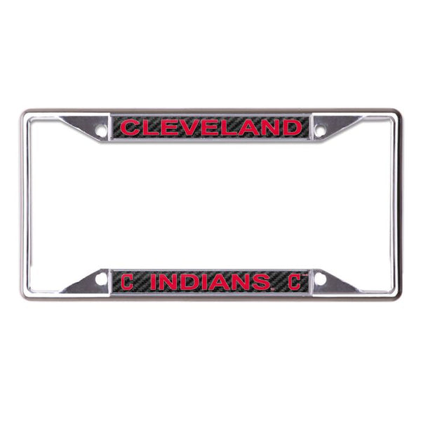 Wholesale-Cleveland Guardians CARBON Lic Plt Frame S/S Printed