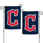 Wholesale-Cleveland Guardians Cap Logo Garden Flags 2 sided 12.5" x 18"