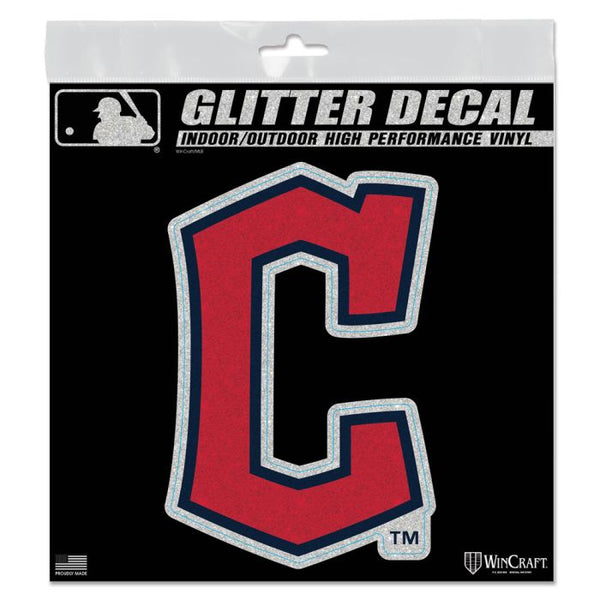 Wholesale-Cleveland Guardians Decal Glitter 6" x 6"
